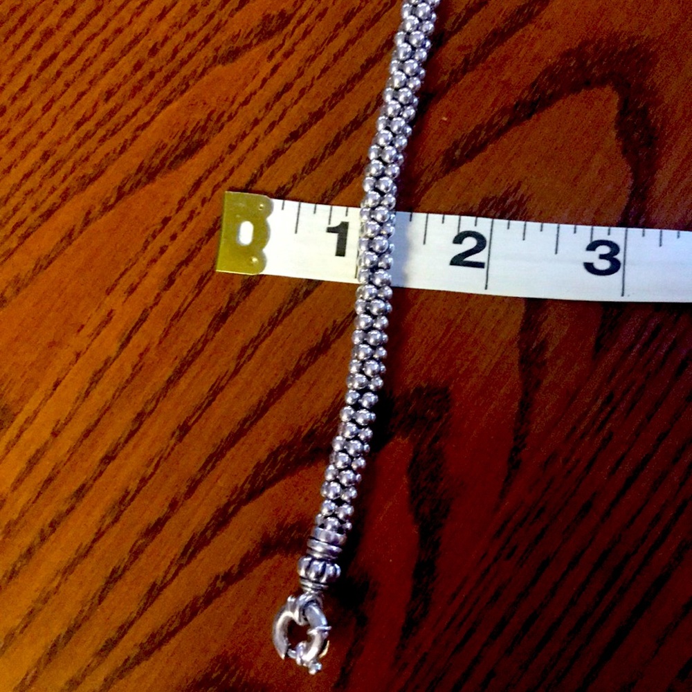 Lagos caviar sterling silver bracelet